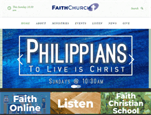 Tablet Screenshot of faithfreechurch.org